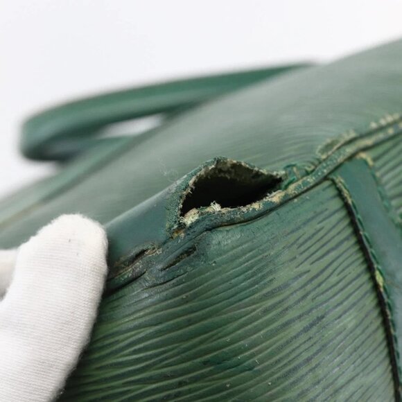 LOUIS VUITTON Epi Porte Documents Voyage Business Bag Green - Picture 8 of 16